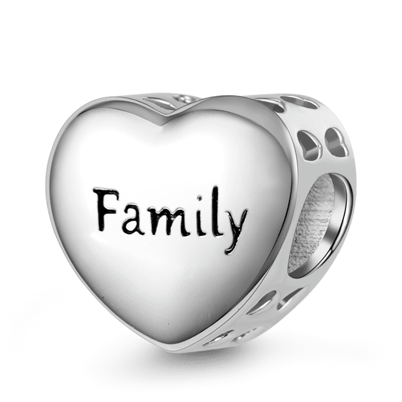 Family Love Engravable Charm