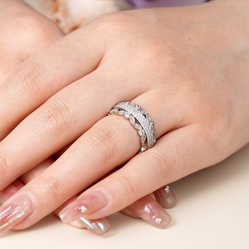 Paved Band Ring