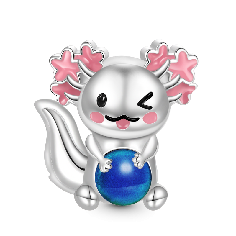Mexican Axolotl Mood Charm