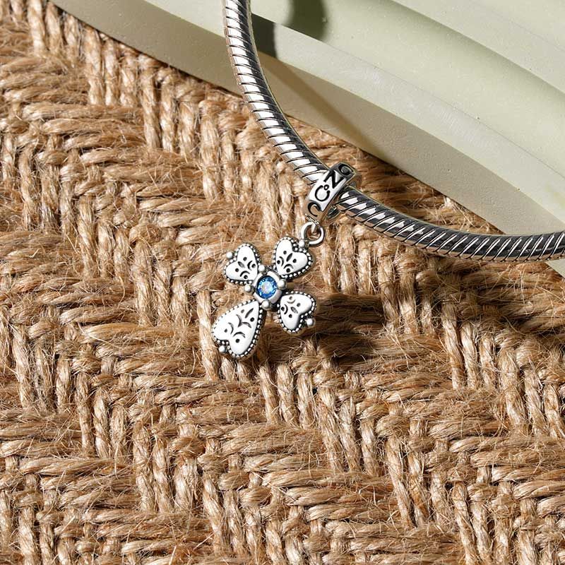 Faith in Heart Cross Pendant