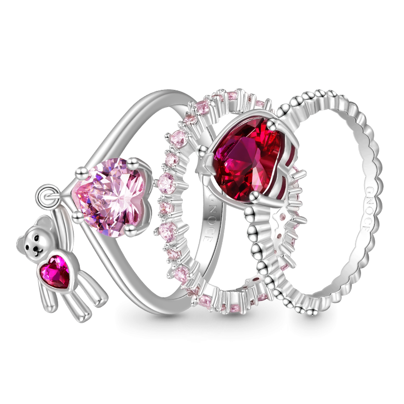 Bear Hug Stackable Ring