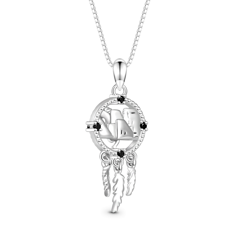 Horse Dream Catcher Necklace
