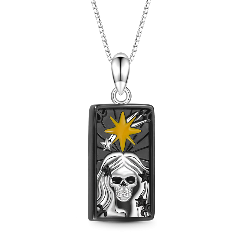 the Star Skully Tarot Necklace