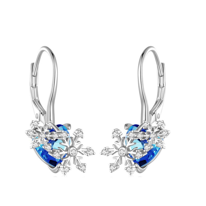 Snowflake Dangle Earrings