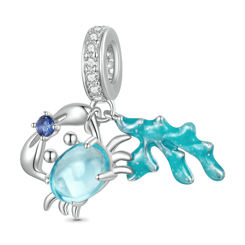 Crab&Seaweed Pendant