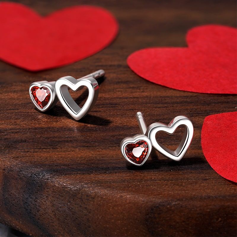 Birthstone Stud Earrings