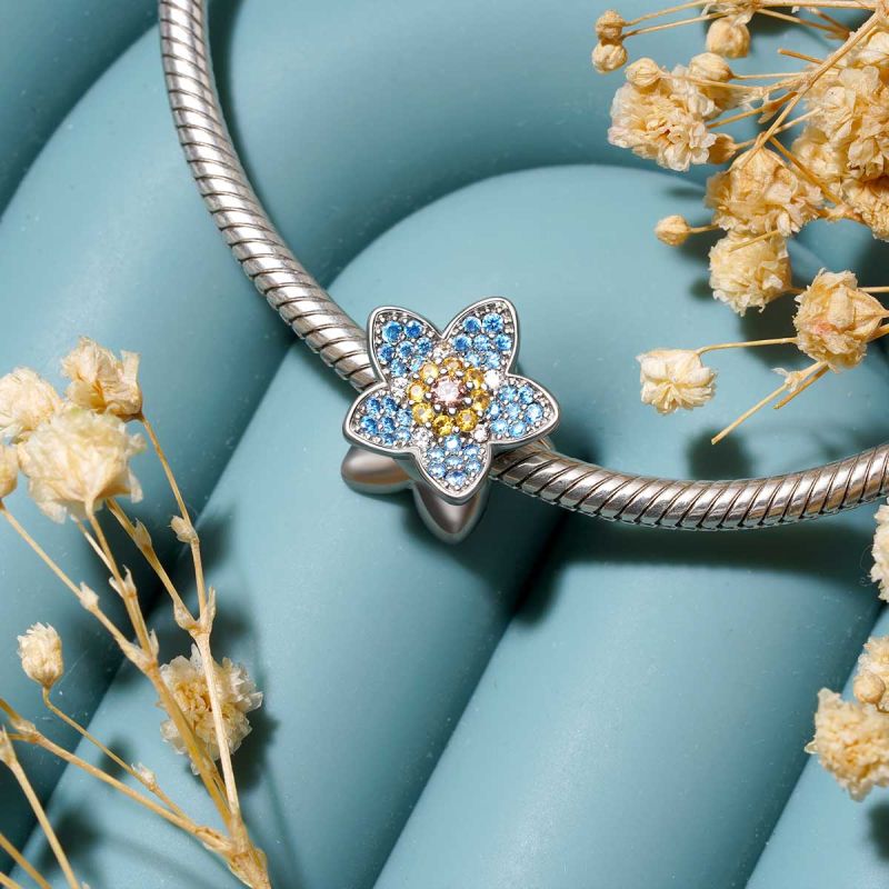 Forget-Me-Not Flower Charm