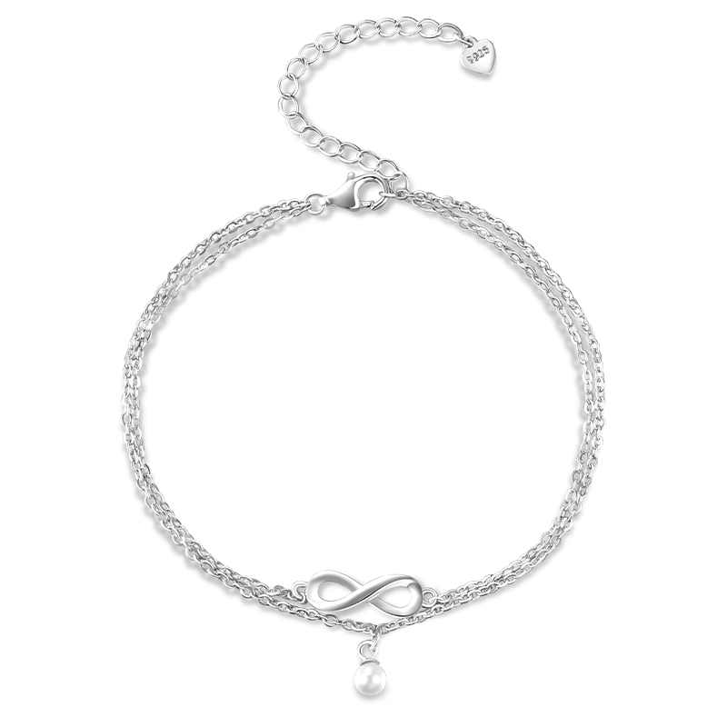 Infinity Love Pearl Bracelet