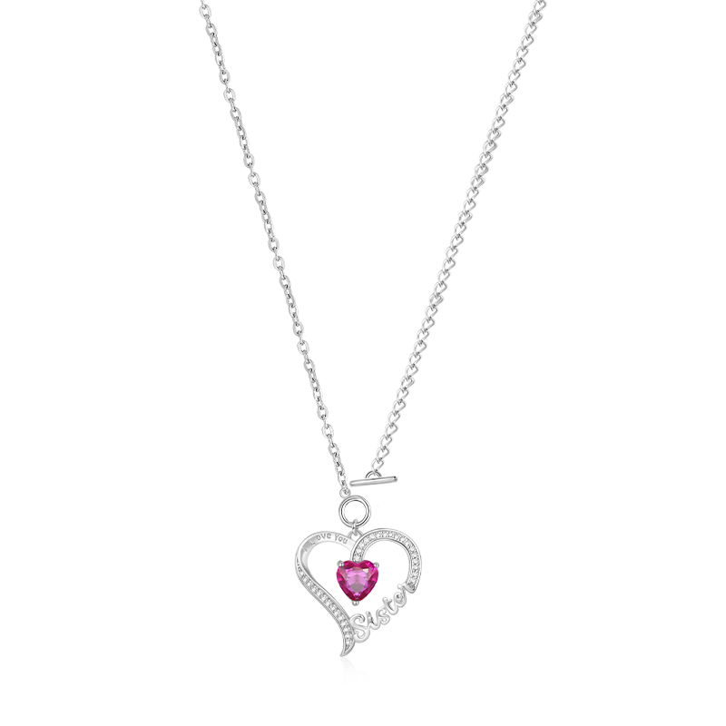 Sister Birthstone Necklace
