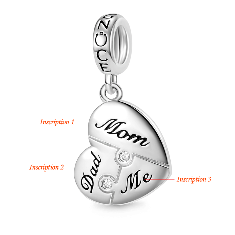 Engravable Puzzle Pendant