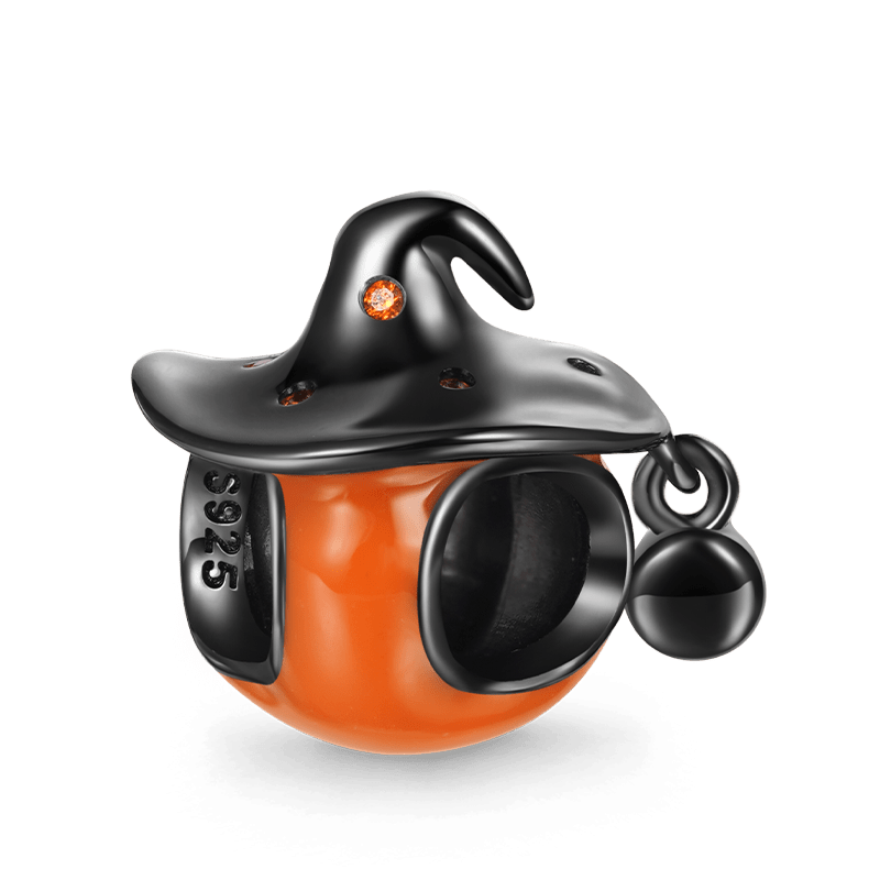Wizard Hat Pumpkin Charm