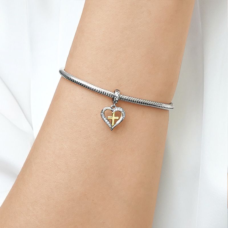 Heart Cross Pendant