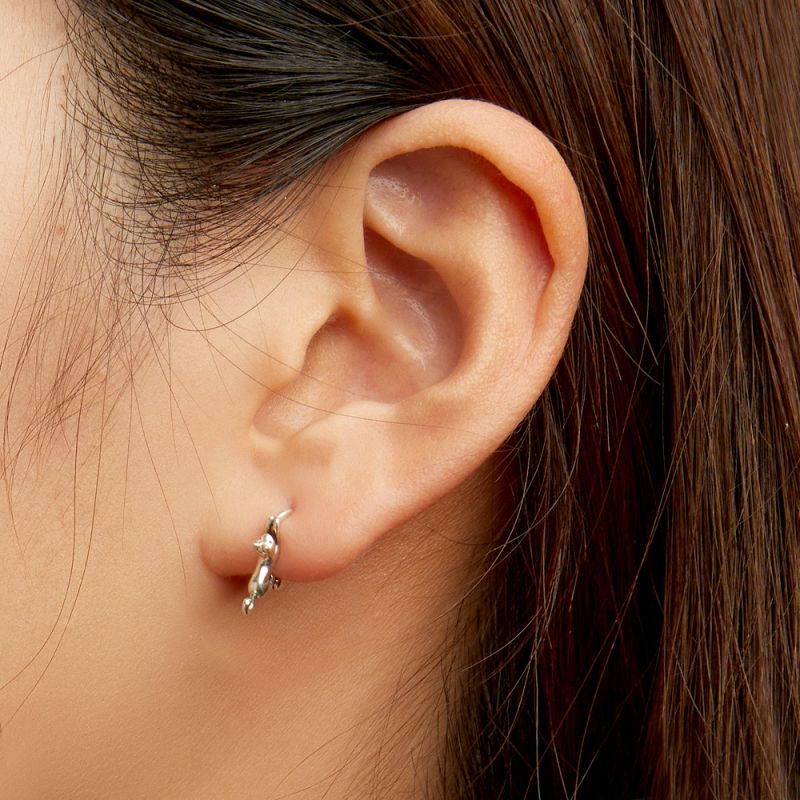 Lovely Cat Stud Earrings