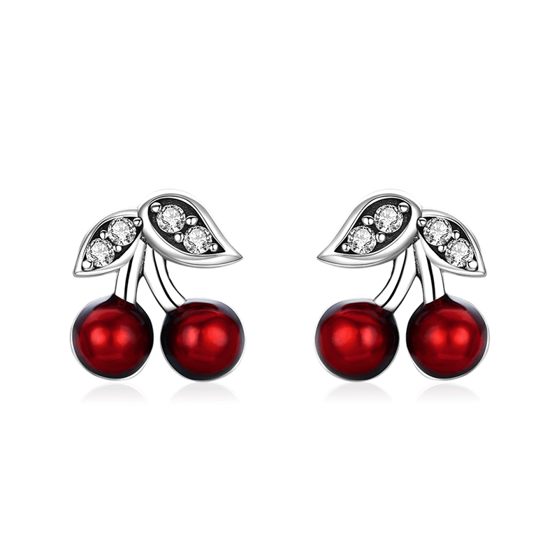Cherry Stud Earrings