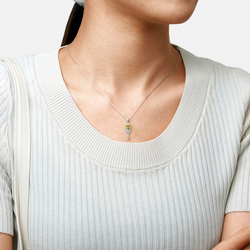 Skull Martini Necklace