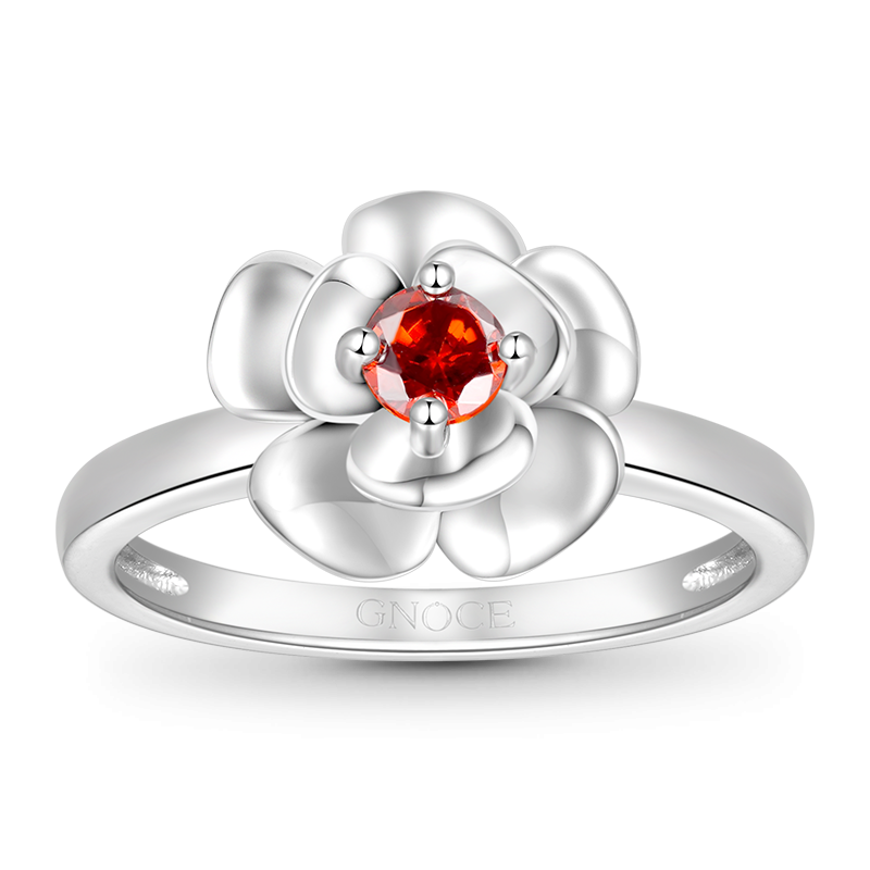 Rose Birthstone Ring