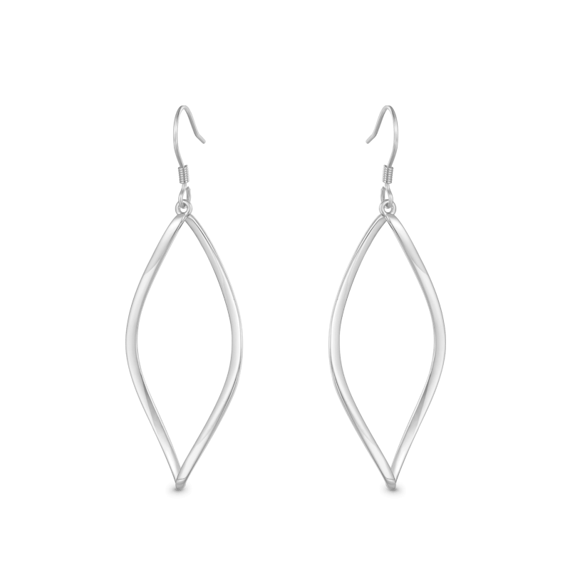 Hollow Twisted Dangle Earrings