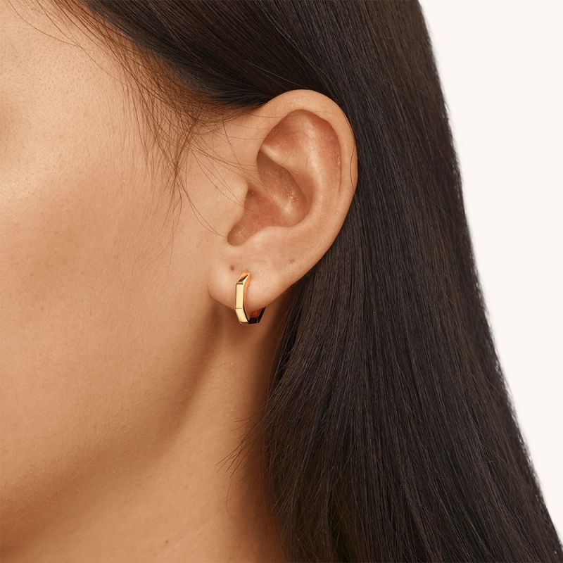 Geometric Hoop Earrings
