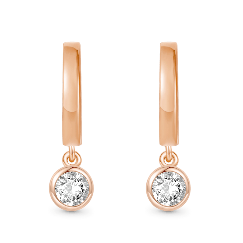 Diamond Drop Earrings