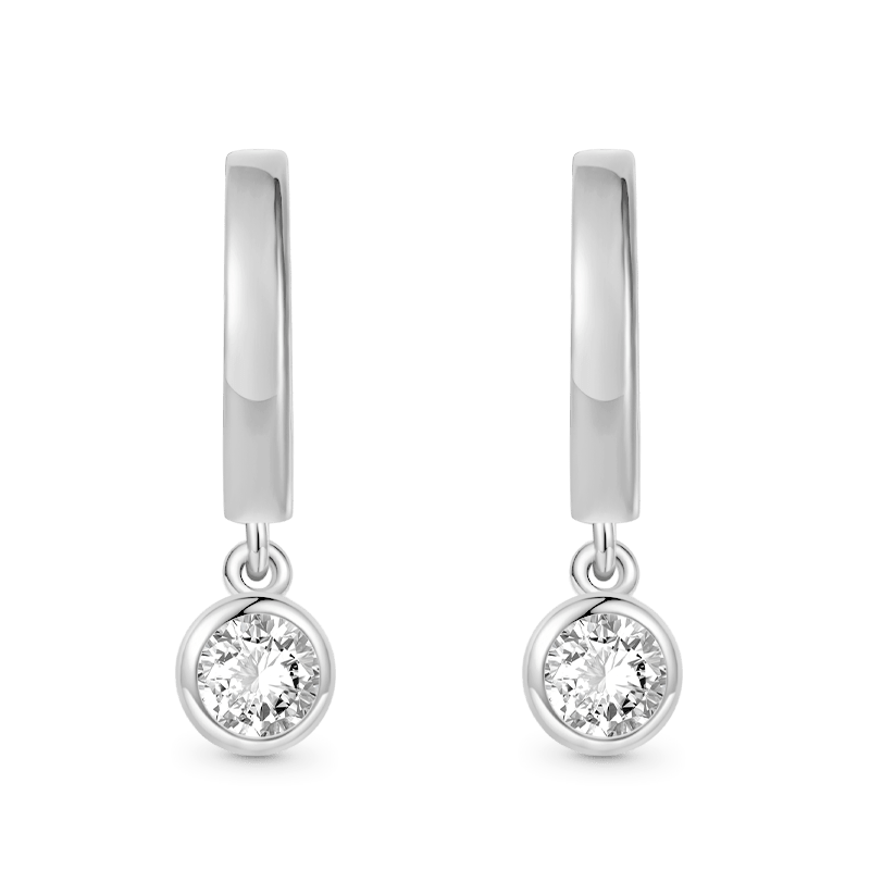 Diamond Drop Earrings