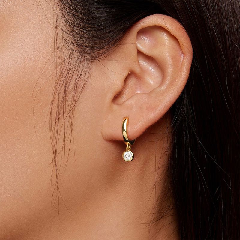 Diamond Drop Earrings