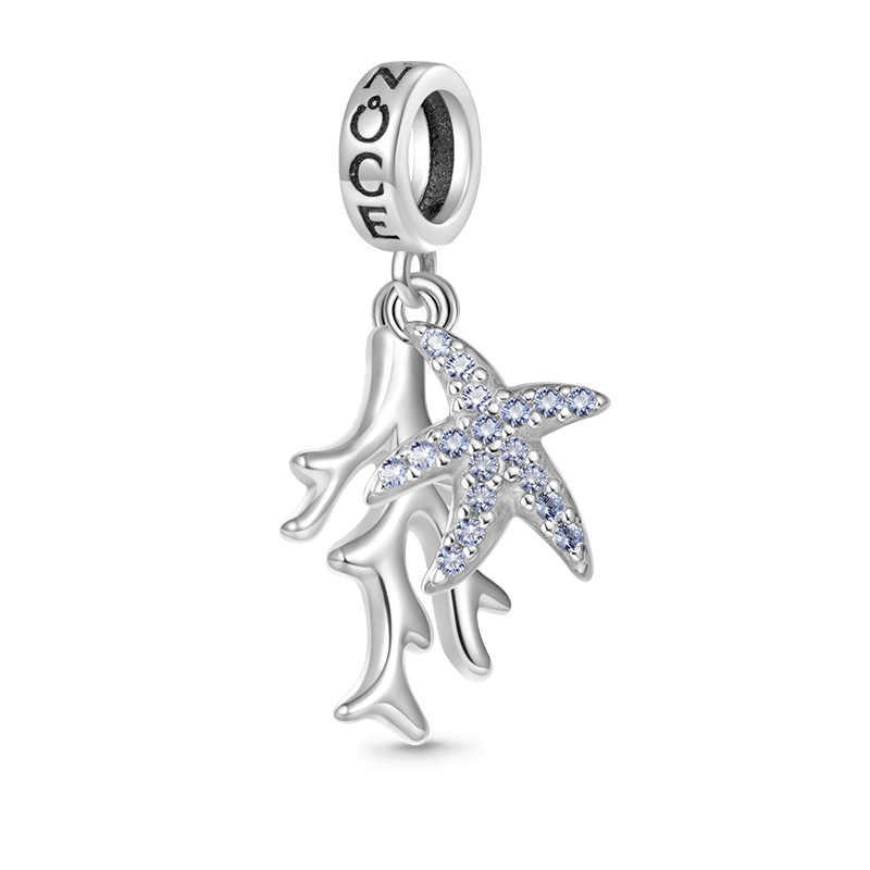 Coral & Starfish Pendant