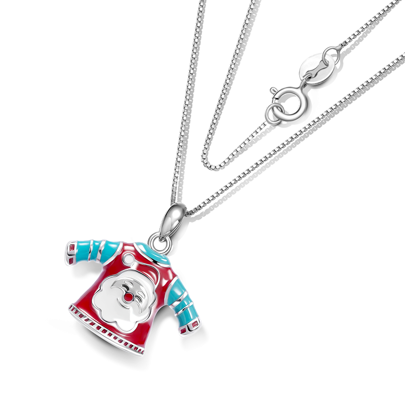 Santa Claus T-shirt Necklace