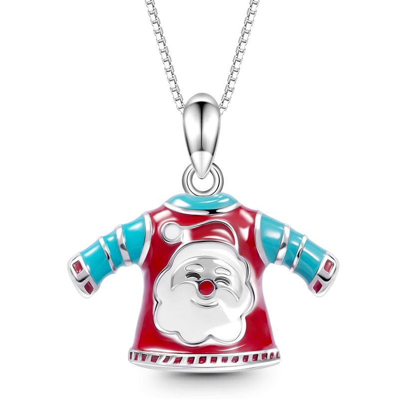 Santa Claus T-shirt Necklace