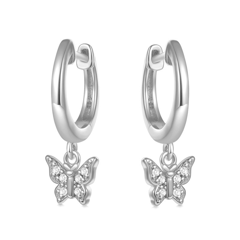 Butterfly Drop Earrings