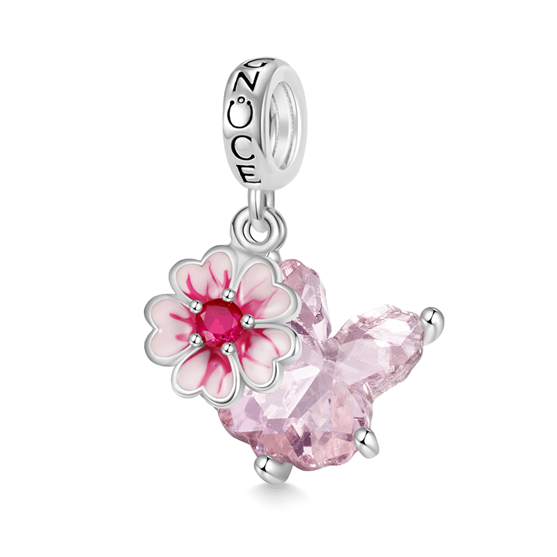 Pink Sakura Rabbit Pendant
