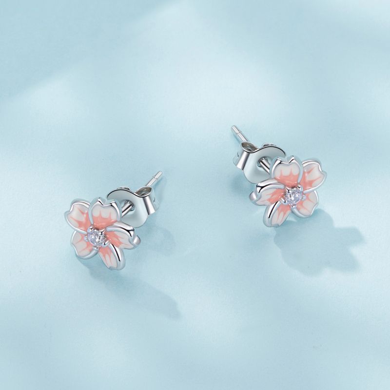Cherry Blossom Stud Earrings