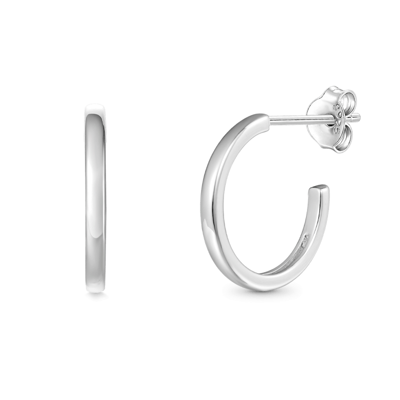Flat Hoops Earrings