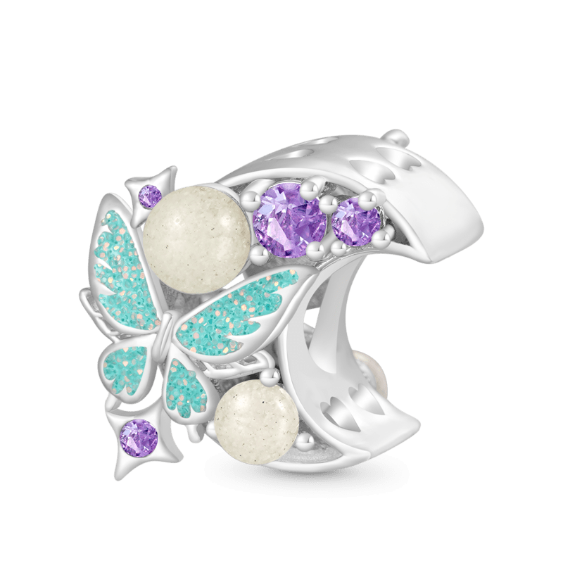 Moon Butterfly Charm