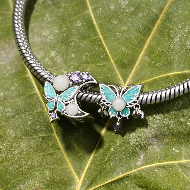 Moon Butterfly Charm
