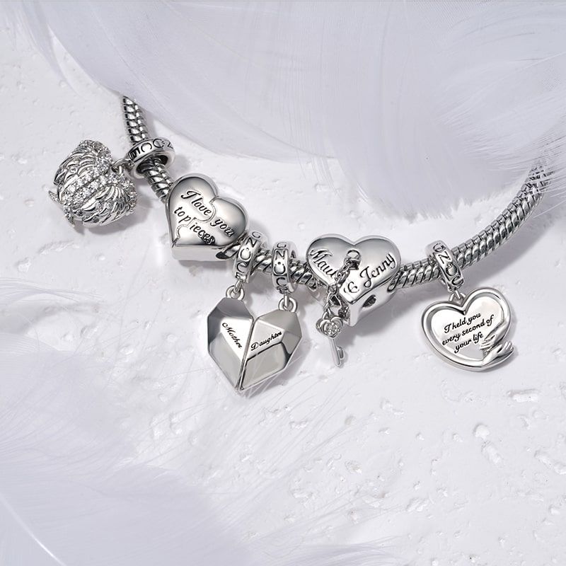 Heart Lock Key Mood Charm