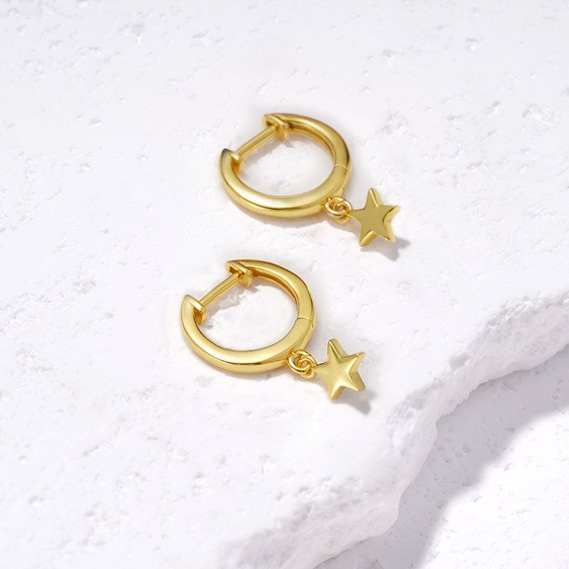 Star Dangling Earrings