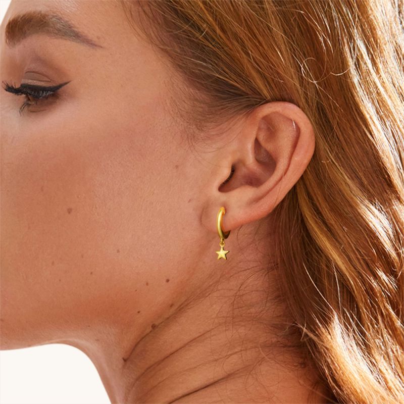 Star Dangling Earrings