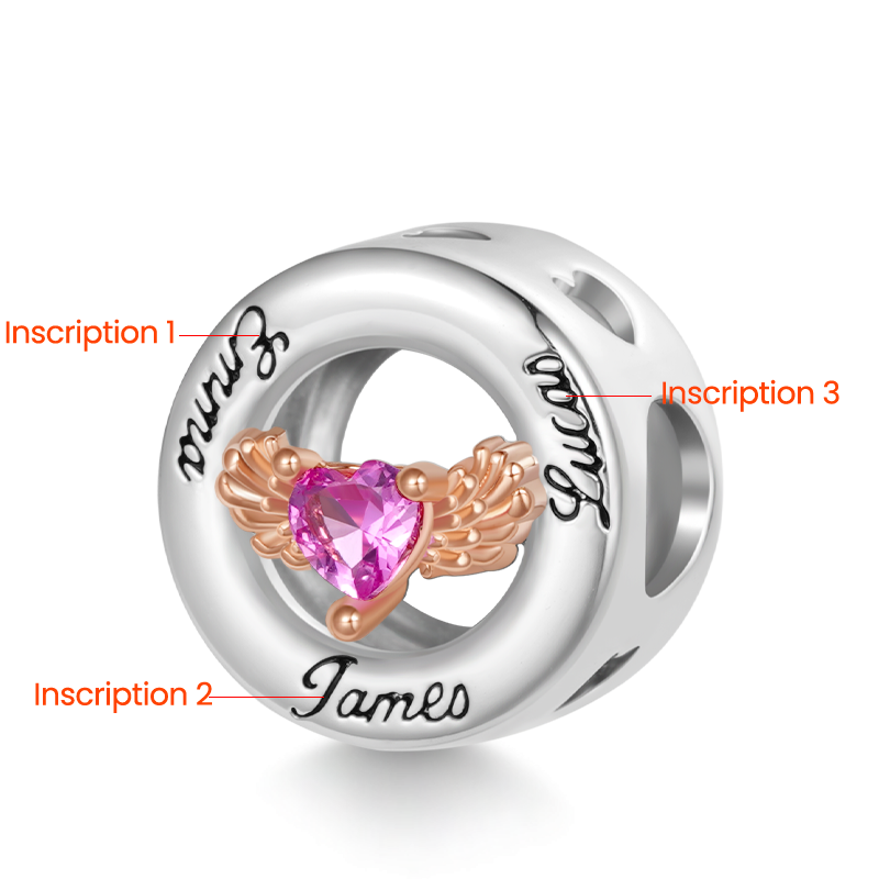 Wings of Love Charm