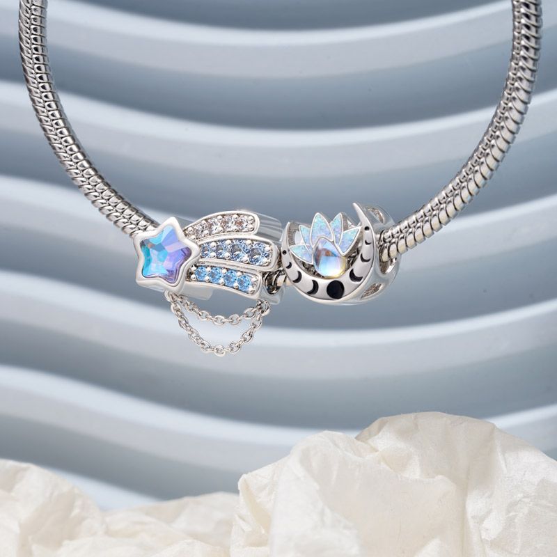 Lotus Moon Charm