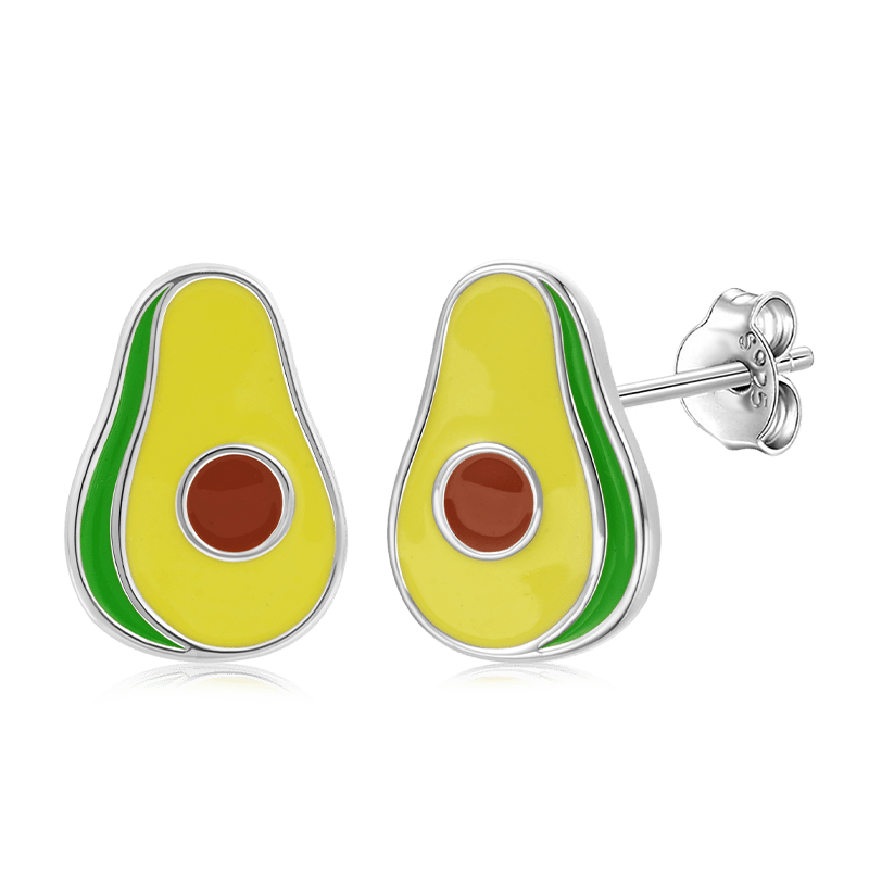 Avocado Stud Earrings