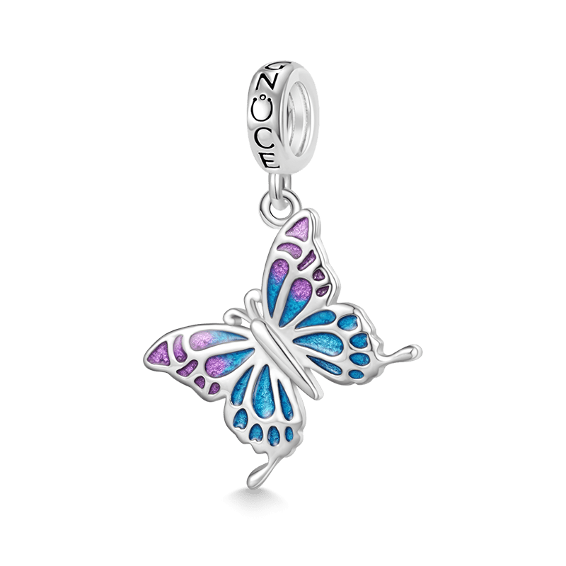 Blue-violet Butterfly Pendant