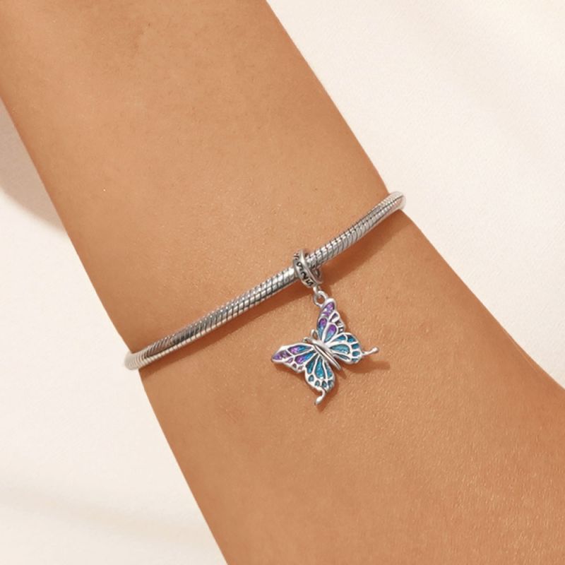 Blue-violet Butterfly Pendant