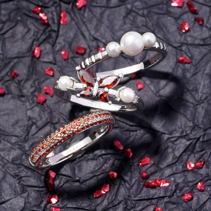 Butterfly Pearl Promise Ring