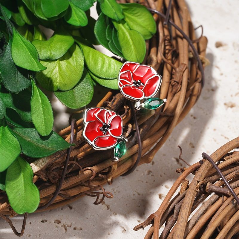 Poppy Stud Earrings