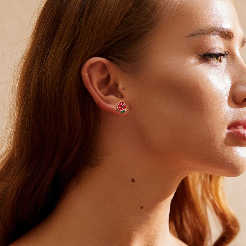 Poppy Stud Earrings