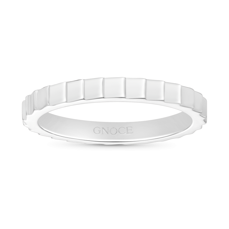 Vertical Stripe Band Ring