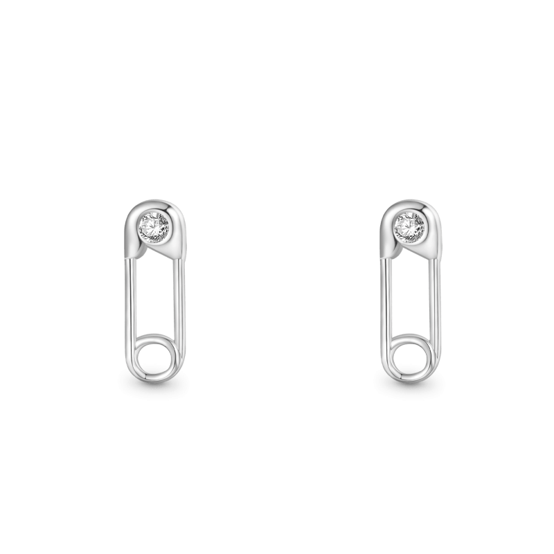 Paperclip Stud Earrings