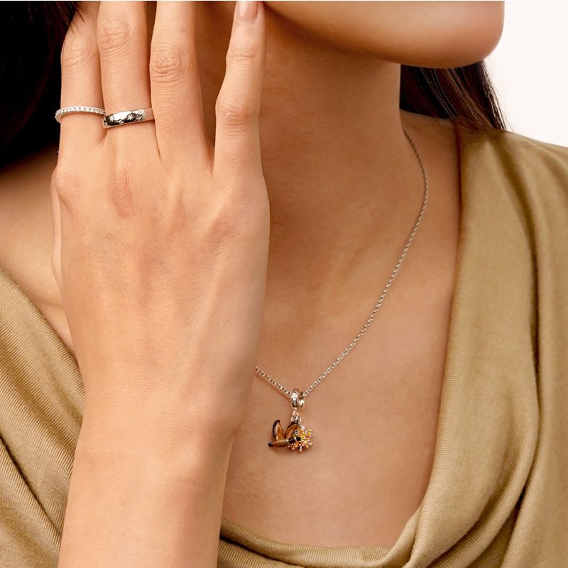 Goose Maple Leaf Pendant