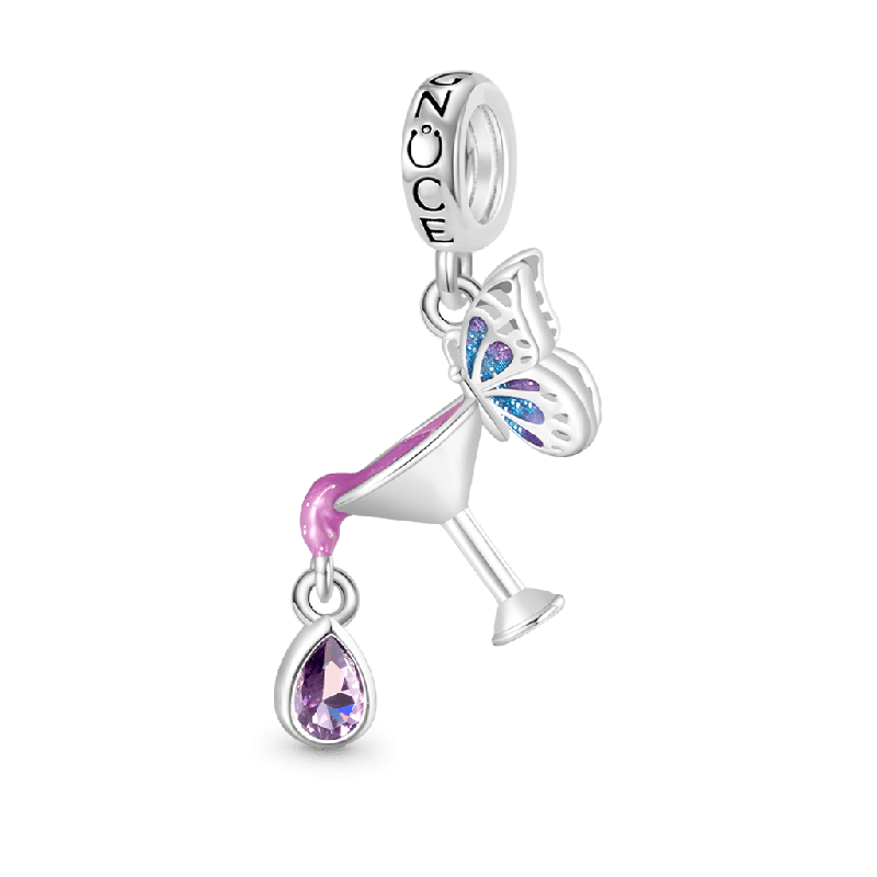 Cocktail Butterfly Pendant