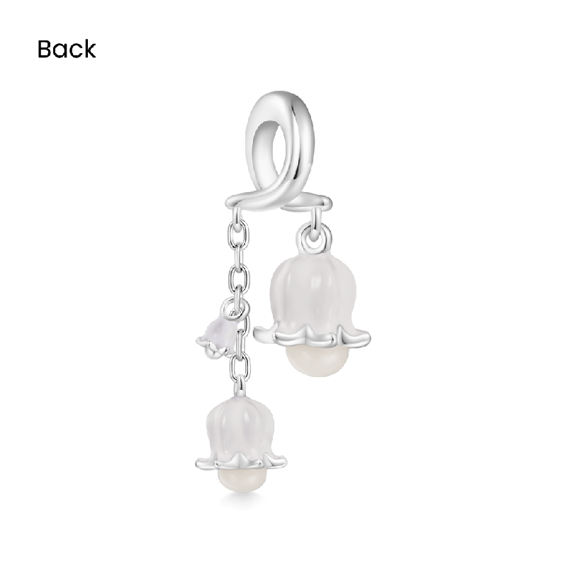 Blooming Lily of the Valley Charm